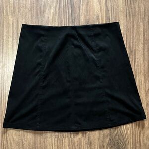 Mi Ami Classic Black A-Line mini Skirt
